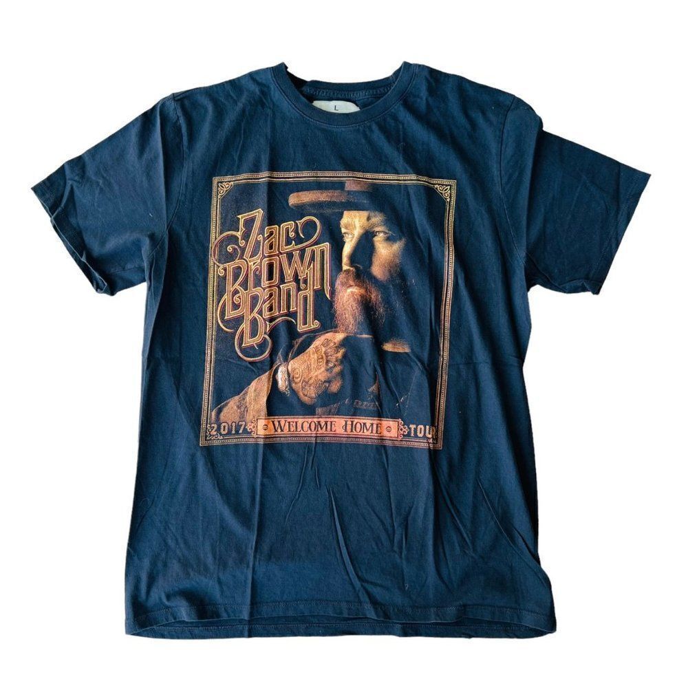 2017 Zac Brown Band Welcome‎ Home Concert Tour Shirt Unisex Large (L)